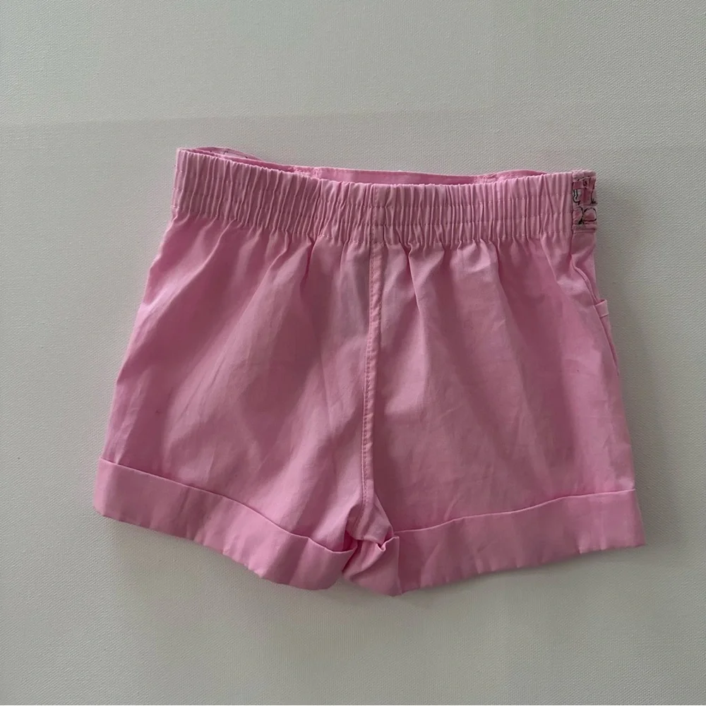 Little Lass 2T Toddler Girl Pink Floral Ruffle Top & Shorts Set Outfit Spring - Picture 9 of 9